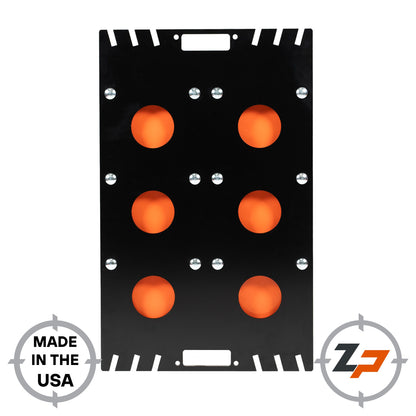 1/4" AR500 Six-Up Reactive Target Board