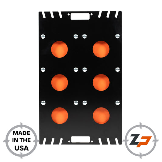 1/4" AR500 Six-Up Reactive Target Board